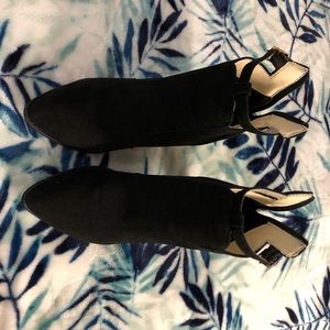 Cute zaful black booties
